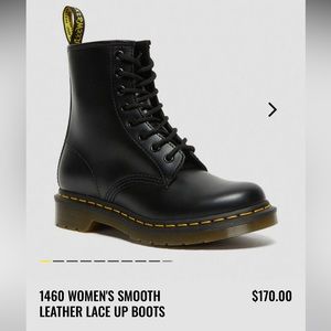 Dr. Martens WOMEN'S SMOOTH LEATHER LACE UP BOOTS